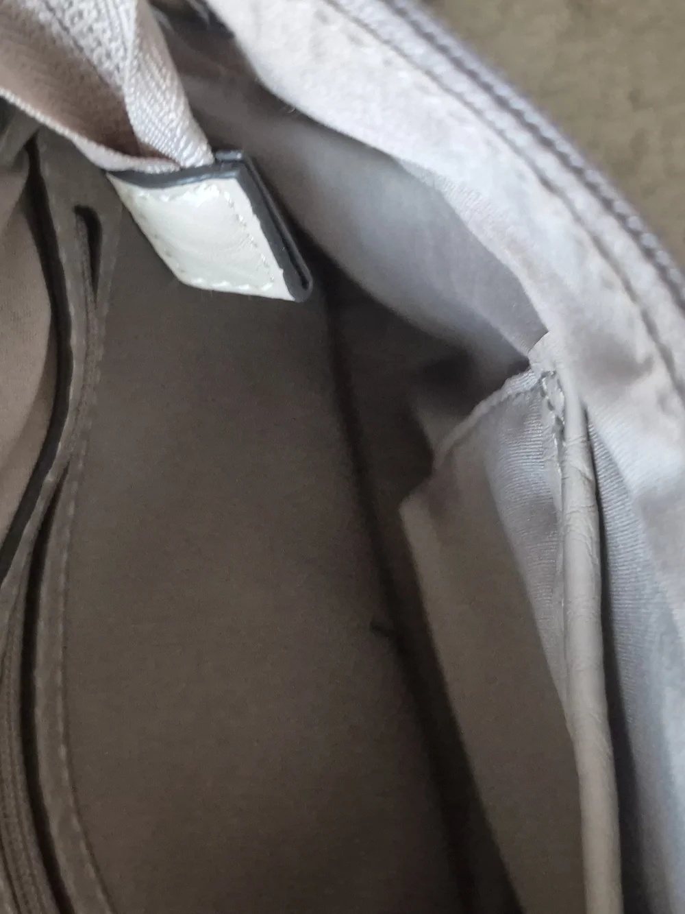Van Heusen Beige Shoulder Bag with Silver Hardware